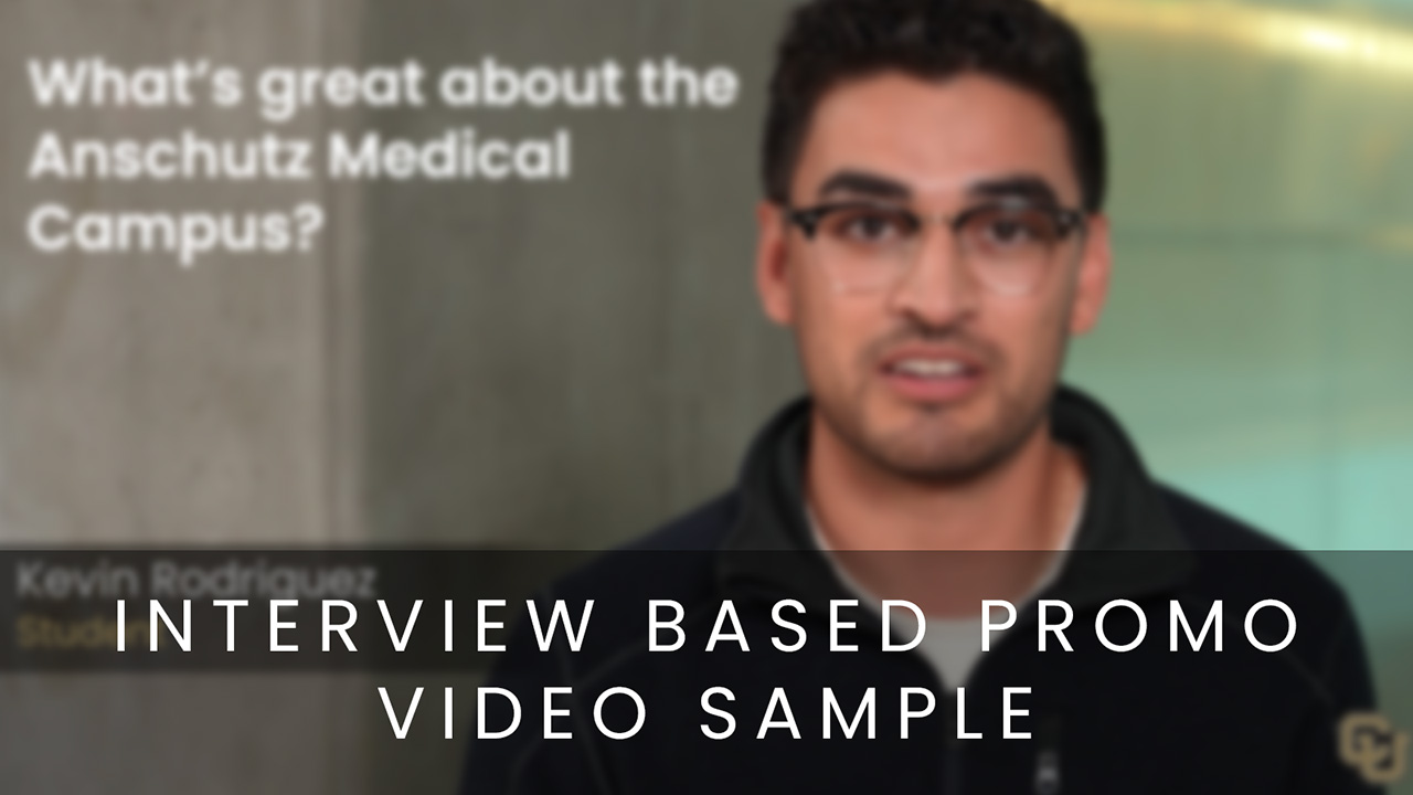 A thumbnail of Video promo for an academic program  by JBCM (Jay Billups Creative Media) in Colorado Springs and Denver