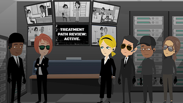 character animation for training education LMS Learning management system