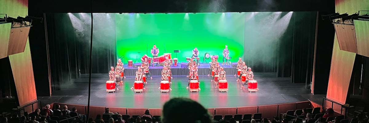 Behind the scenes shot of  a multi-camera setup to record live stage performances by Jay Billups Creative Media