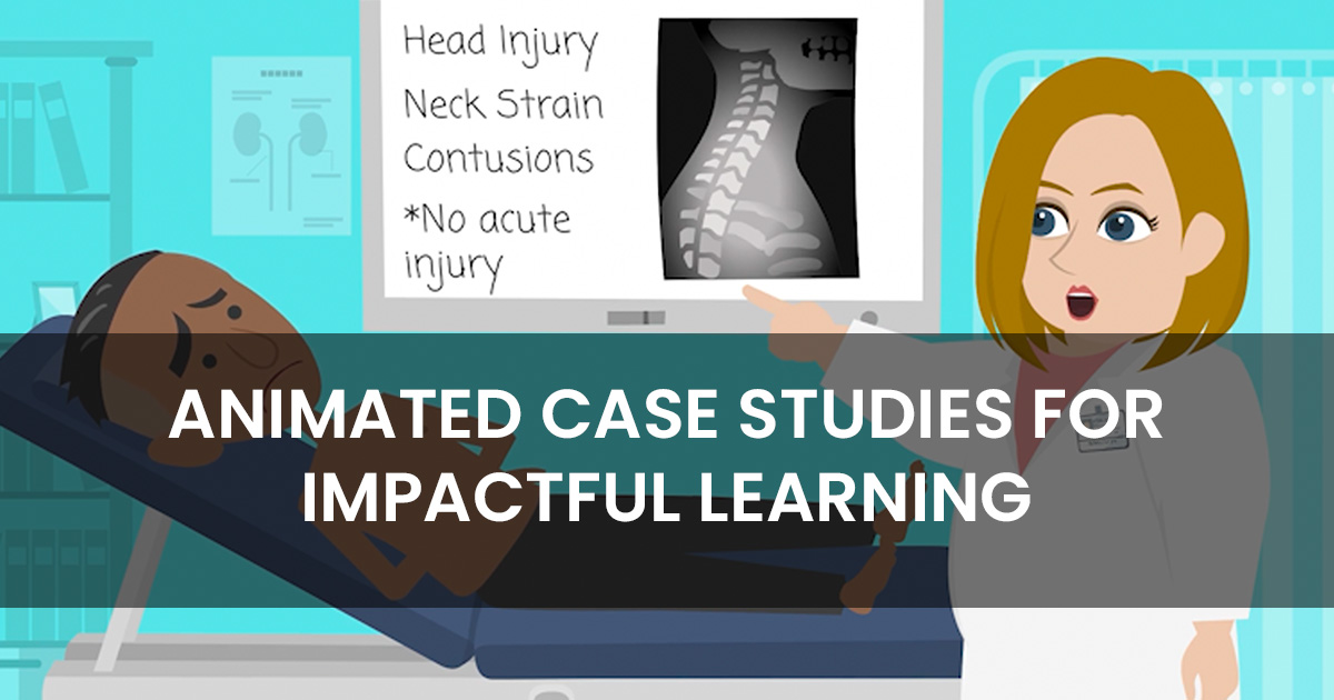 Featured image for a article blog on animated case studies for training and LMS produced by JBCM (Jay Billups Creative Media)