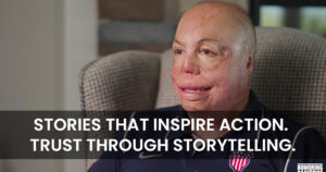 Featured image for a article blog on the impact of video interviews on storytelling produced by JBCM (Jay Billups Creative Media)