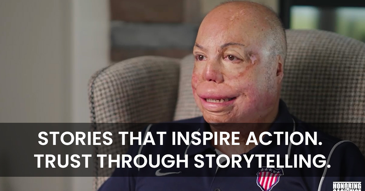 Featured image for a article blog on the impact of video interviews on storytelling produced by JBCM (Jay Billups Creative Media)